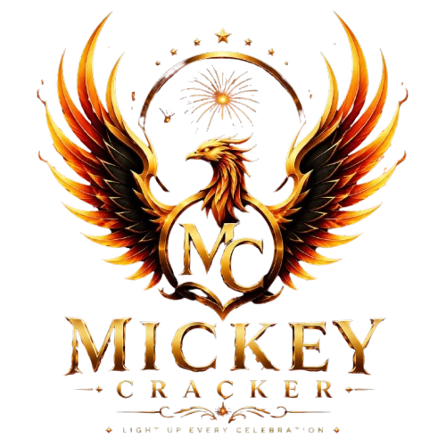 Mickey Crackers Sivakasi logo - Premium fireworks manufacturer